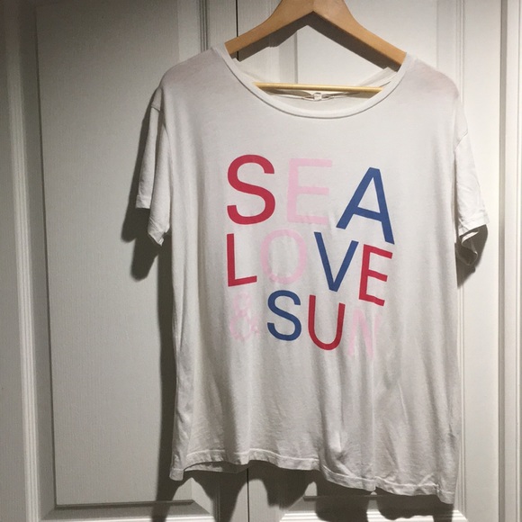 NWT Sundry tees with ‘Sea Love & Sun’ logo size 1 - Picture 1 of 9
